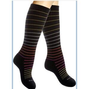 SocksLane Cotton Compression Socks for Women & Men. M-L  Support Knee-High